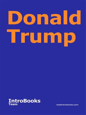Donald Trump - ebook